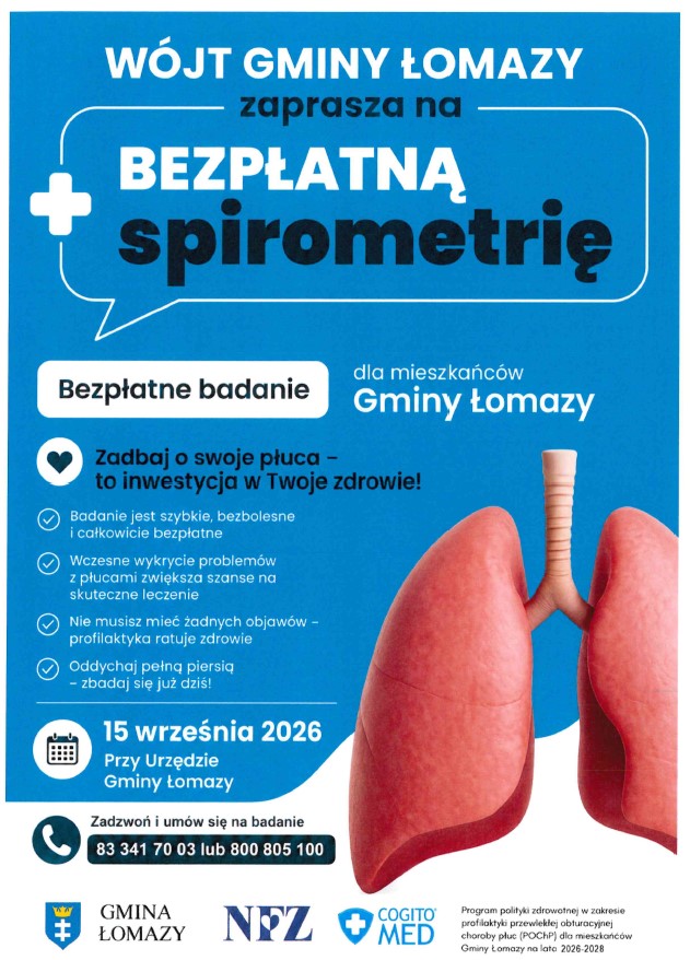 Badania profilaktyczne spirometria